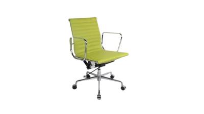 Green Black Pu Leather High Back Office Chair Executive Task Ergonomic Computer Desk