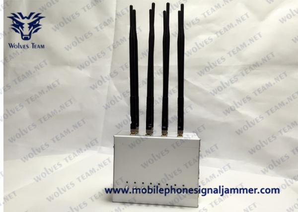 8 channels Indoor High Power mobile phone Jammer GSM CDMA UMTS 4G Bluetooth