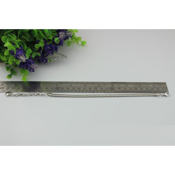 Universal fashion 129 mm length iron material light gold women shoes metal chain buckle with hooks