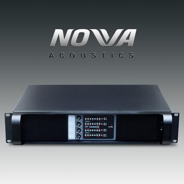 Professional Power Amplifier , Indoor / Outdoor Stereo Audio Amplifier Lightweight