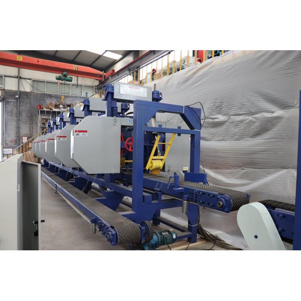 Электрическая промышленная используемая multi голова горизонтальная resaw машина ленточнопильного станка