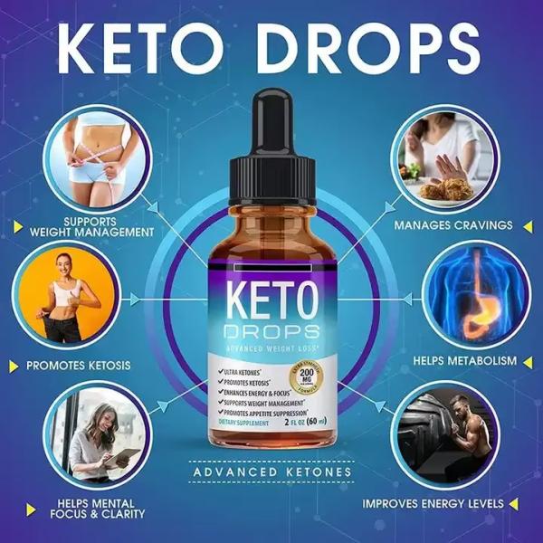 OEM Keto Drops Appetite Suppressant Weight Loss Organic Vegan BHB Keto Drops Liquid  Promotes Skinny Speed Up Ketosis