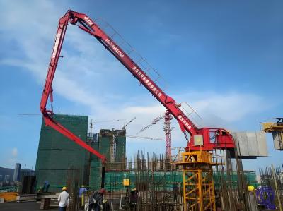 Stationary Concrete Placing Boom Mobile Machinery Rotary Reducer Stationary Boom Placer