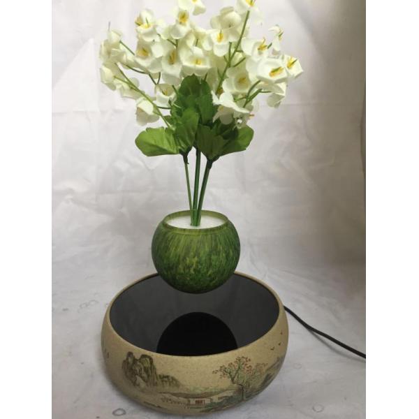 new ceramic magnetic floating bottom air bonsai trees pots for gift