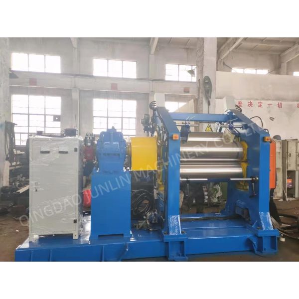 XY Series Three-Roll Rubber Calender Machine For Rubber Sheet