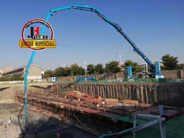 JH Brand Large Concrete Pumps With Boom 63m Truck Mounted Concrete Pump Truck