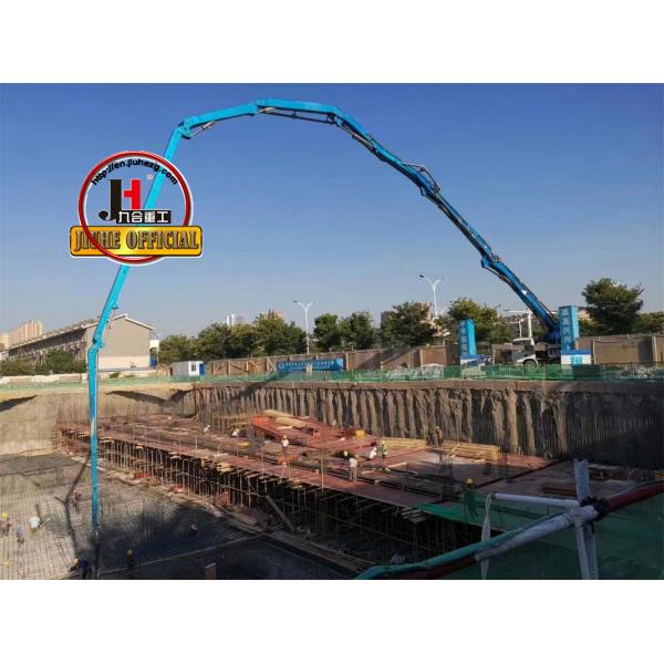 JH Brand Large Concrete Pumps With Boom 63m Truck Mounted Concrete Pump Truck