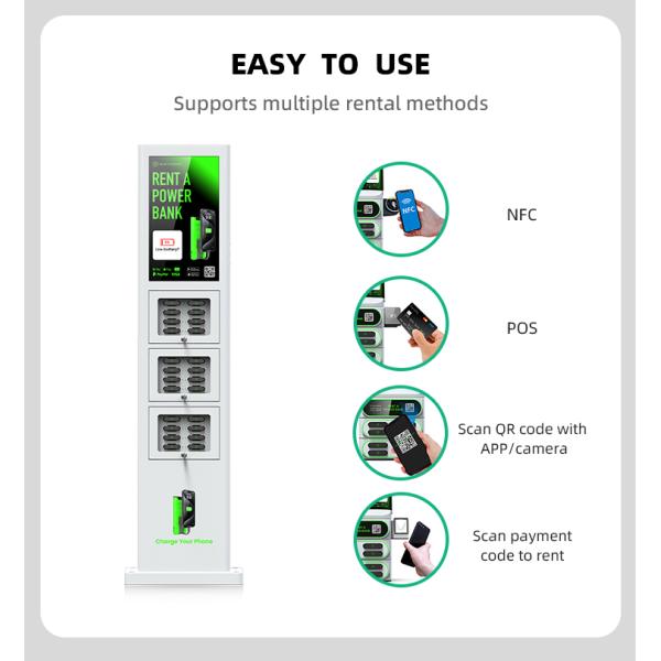 24-48slots Waterproof Mobile Power Overseas Shared Rental Station Suitable for the United States the United Kingdom and Brazil