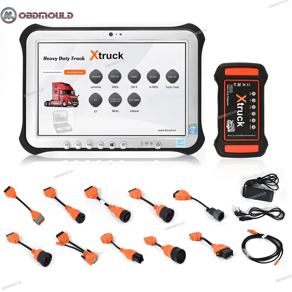 FZ G1 Планшет Многофункциональный 7 в 1 тяжелый грузовик Xtruck Y009 Универсальные дизельные машины Авто ремонт диагностические инструменты