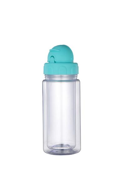 New Double-layer Children's Plastic Water Bottle For Outdoor