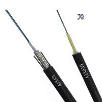 Câble optique unimodal blindé extérieur de fibre de fil d'acier du câble GYXTW de fibre