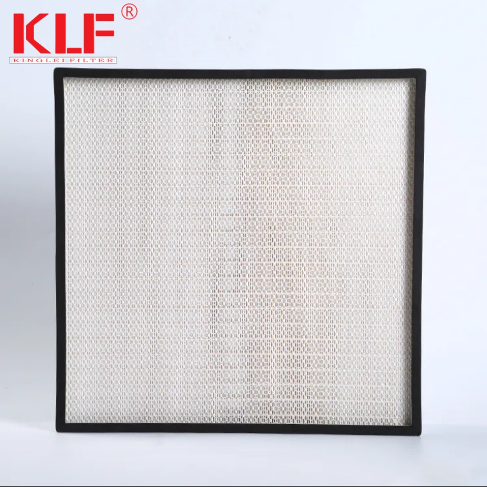 Customized Size HEPA Filter with Antibacterial Glass Fibre Media and Aluminum Frame for Air Purifiers and Air Conditioners