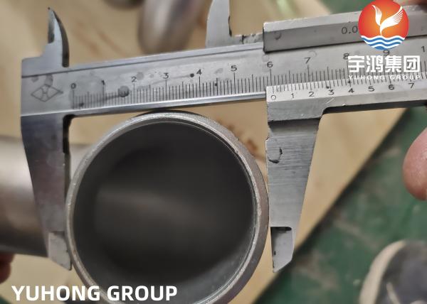 Acessórios de aço super duplex ASTM A815 UNS S32750 / S32760 Sem costura 90 / 45 Deg Elbow SR / LR ASME B16.9