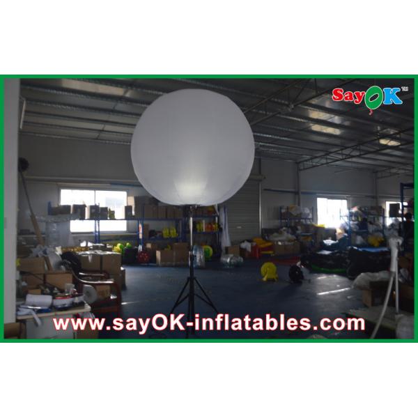 Customized Nylon Cloth White Inflatable Lighting Decoration For Party