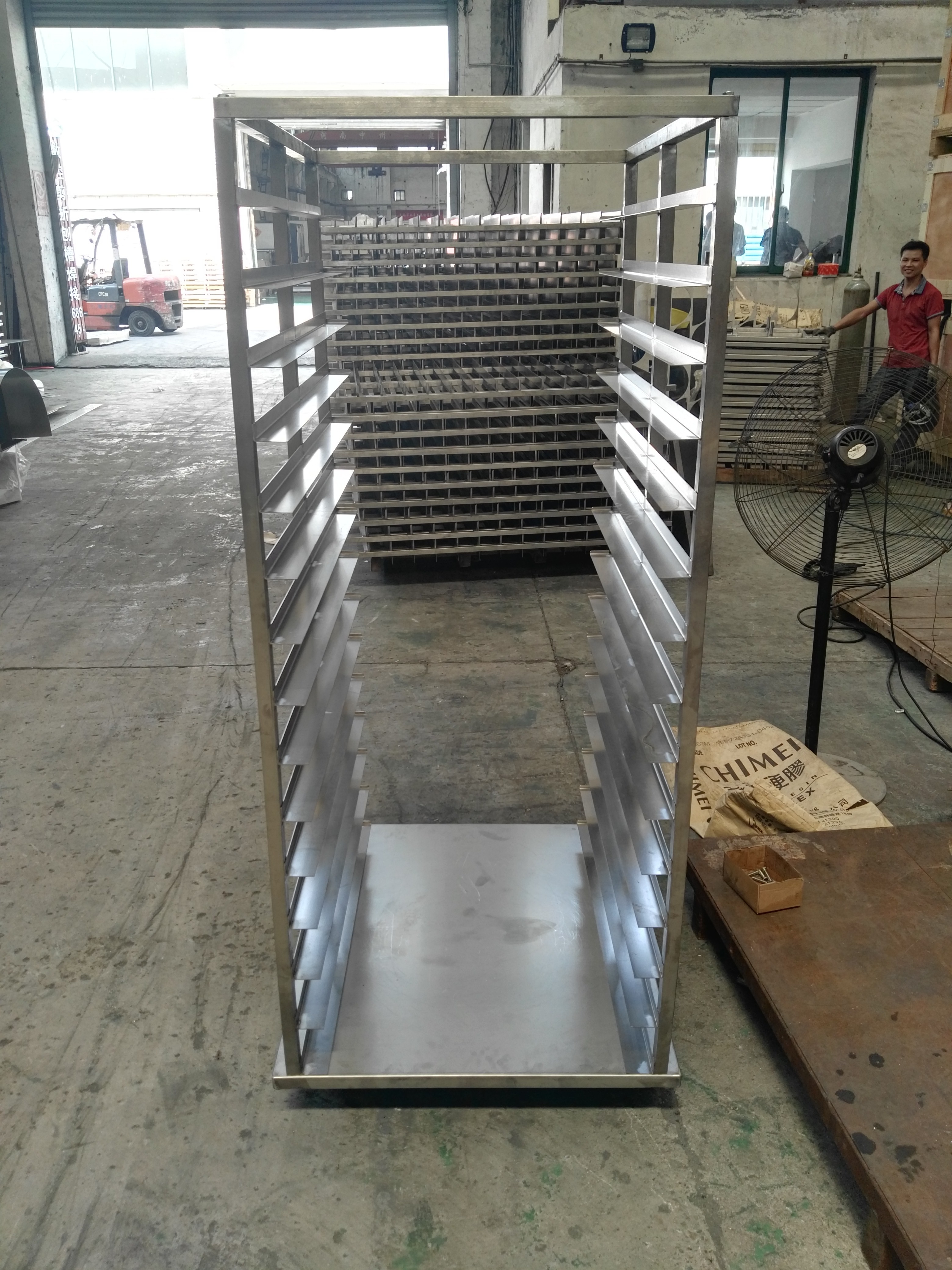 RK Bakeware China Foodservice NSF 15 Tiers Revent Oven Тележка для выпечки из нержавеющей стали