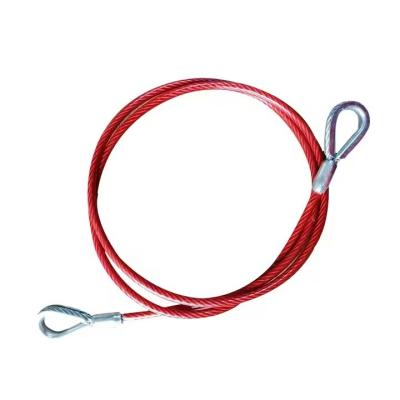 Cable de protection contre les chutes revêtu en PVC