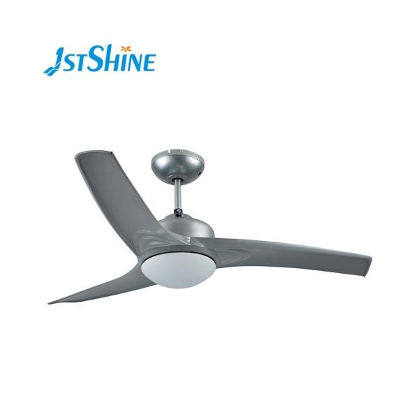 10- 220V 52 Inch LED Light ABS Blade Remote Control Ventilador de teto para hotel chinês