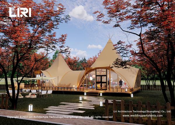 Cfm Luxury Glamping Tents Unbridled Arched Lines High Peak Roof Teepee Tent