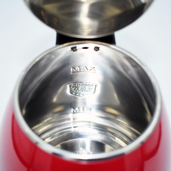1.7L Handle 220V Kitchen  Water Kettle Custom Printed Hot Electric Kettle  Red Water Boiler