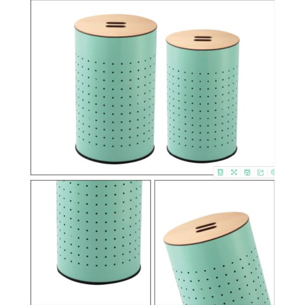 35L 55L Morden Stainless Steel Perforated Dustbin Beautiful Design