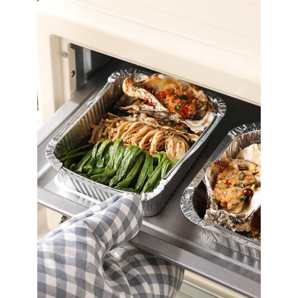 Disposable Silver Aluminum Foil Lunch Box for Convenient and Safe Food Packaging