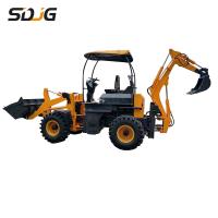 2,5 volant d'énergie hydraulique de machine de Ton Front End Towable Backhoe Loader