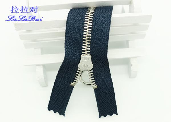 Euro Teeth Two Way Open End Metal Jacket Zippers 26 Inch Black Tape 10 # Customized