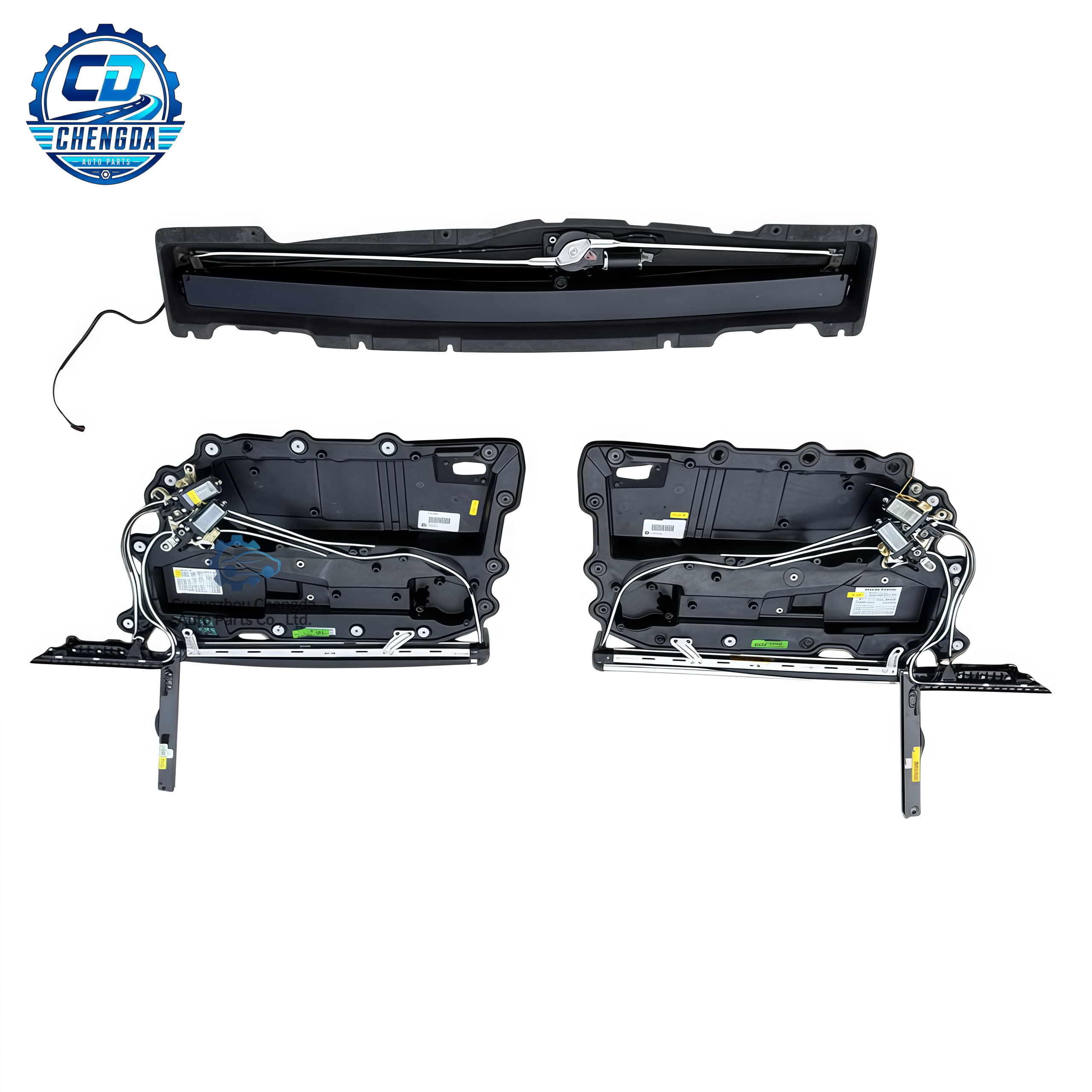 Side Window Rear Sunshade Curtain Set for BMW 7 Series E66 2002-2008 OEM Back Door Privacy Curtain, Sunshade Curtain