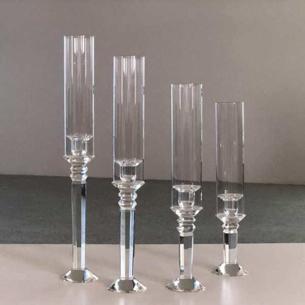 Черный металл столбик свечники кристаллический набор из 4 6 декоративный свадебный столик