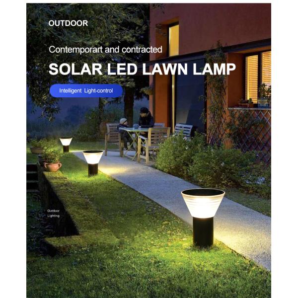 LED2835 Outdoor Garden Solar Light 3500K Warm White Optically Controlled