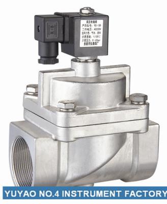 Alta pressão operada piloto da válvula de solenoide do NC, válvula de solenoide SS304 de 15mm
