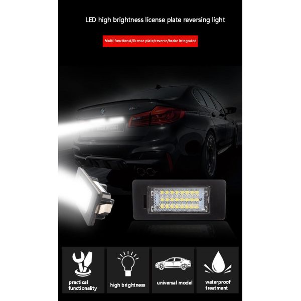 Demillon Automotive Led License Plate Lights and Other Light Accessories Are Suitable for Bmw E39/E82 License Plate Lights
