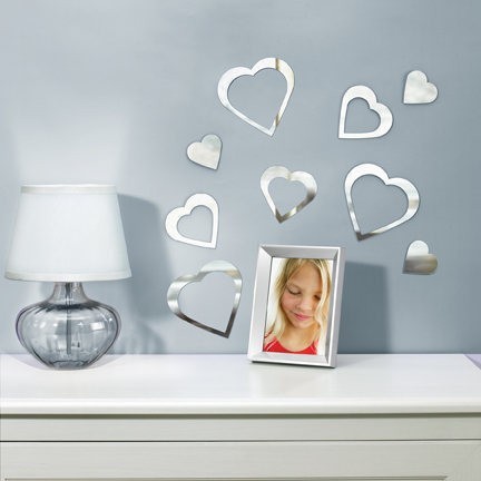 Removable CM-033 Acrylic Wall Mirror Sticker for Home Decoration