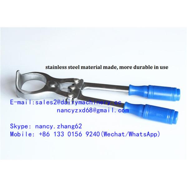 Castrator veterinário dos carneiros do instrumento cirúrgico, fórceps de castração de aço inoxidável para a cabra, ferramenta da castração