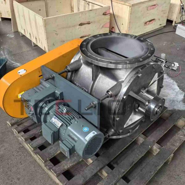 12L Sprayable Tungsten Carbide Rotary Vane Feeder Airlock Industrial Large Caliber