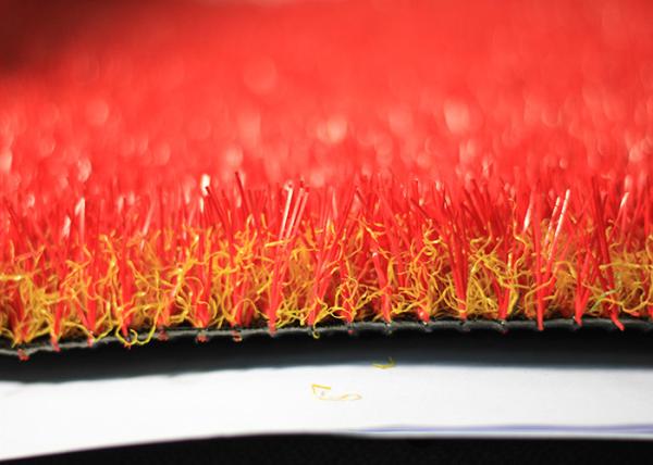 50MM Children Playing Colored Artificial Grass PP PE Eco Friendly Material