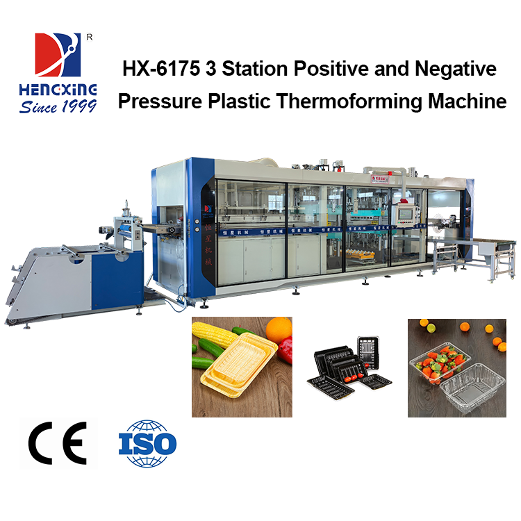 Automatic Positive Negative Pressure Thermoforming Machine Multi-Station Plastic Vacuum Forming Pressure Equipment for High-Efficiency Packaging Production
