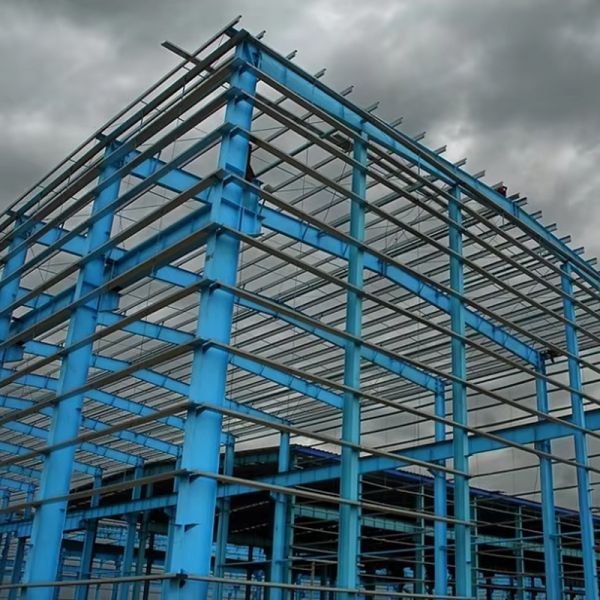 Q355b Steel Space Frame Workshop Steel Structure Prefab Steel Structure Portal Frame