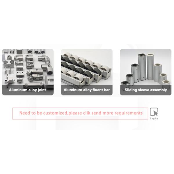Алюминиевая труба T-образная DY43-02A труба для складской тележки