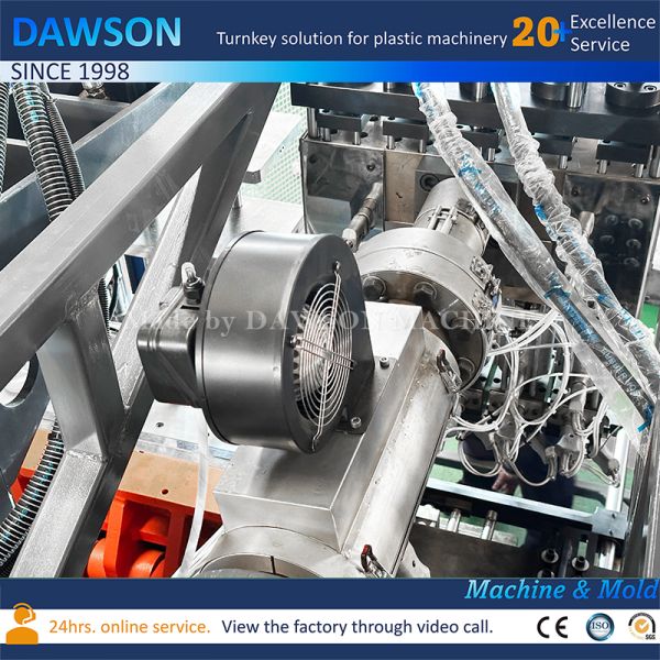 Single Station Five Die Head Extrusion Blow Molding Machine for Wide Mouth HDPE Canisters