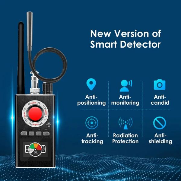 K88 Wireless RF Signal Detector For GSM GPS Tracker Mini Camera 3-5 Hours Working Time