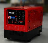 Provea de gas el flujo diesel del palillo del motor del generador 400A Perkins del soldador del arco de tungsteno - 19kw de soldadura base