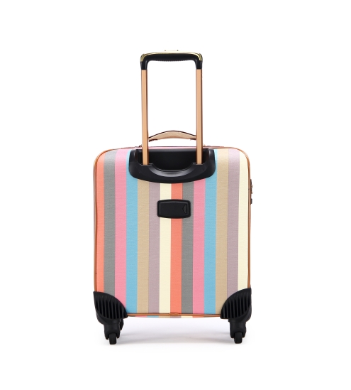 Chroma Retro Waterproof Hardside Luggage Vintage Style Trunks Travel Unisex Luggage