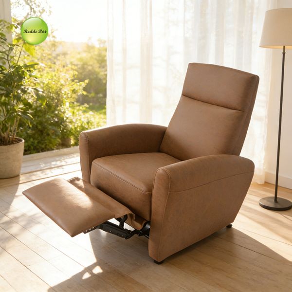 Luxury Light Tone Reclining Sofa: Clean Lines, Plush Padding – Top Pick for Airy, Stylish Modern Homes