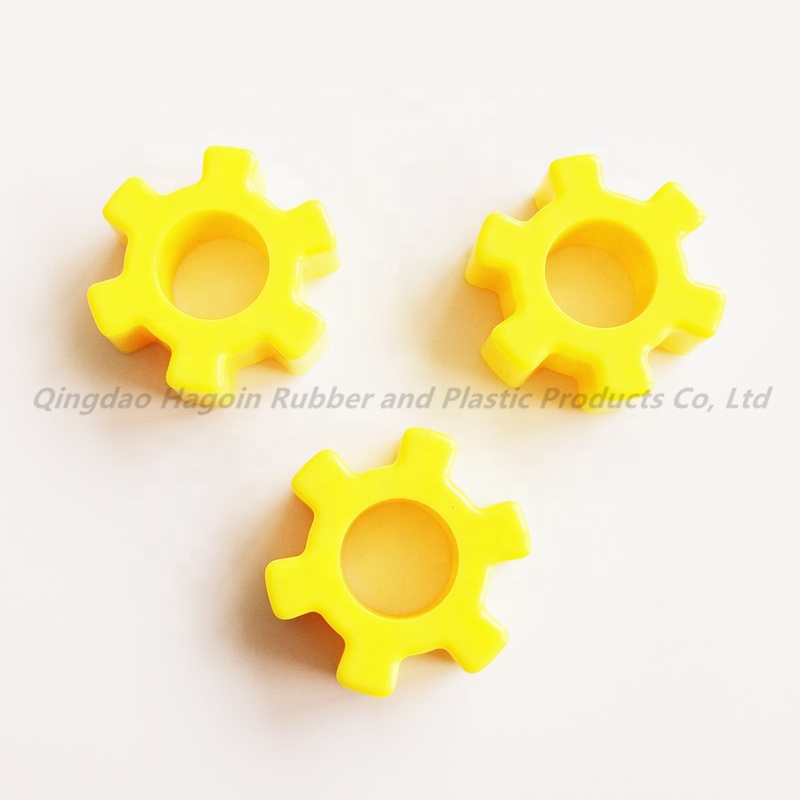 Custom Injection Plastic Spare Parts, Plastic Plum Gear, Cushion, Coupling Spider Coupling Plastic Cog
