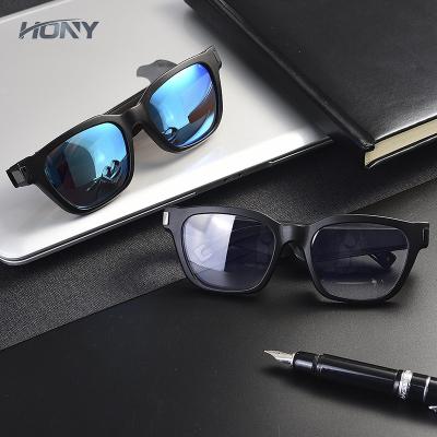 Óculos de sol UV400 audio espertos com preto do alto M/L da conectividade de Bluetooth