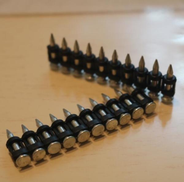 Galv Concrete Nail Pins Black Strip Gas Tool Drive Pins 16-38 Mm Length
