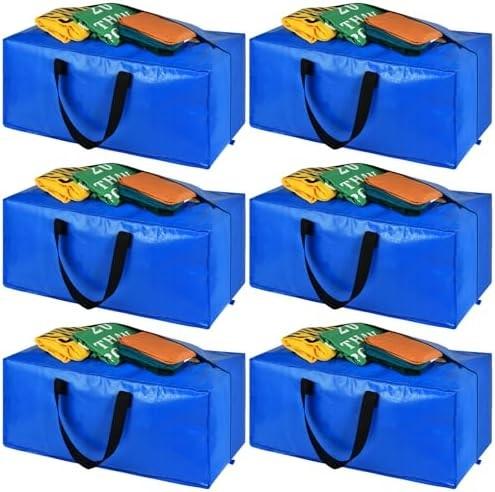 Moving Bags, Storage Totes, Extra Large Storage Bags for Moving Supplies, College Dorm Essentials, Bedroom Closet,
