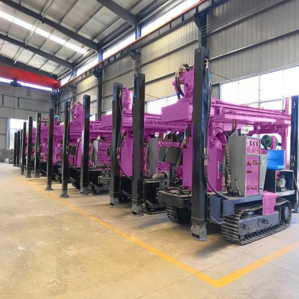 300Meter deep water drilling rigs 92KW diesel hydraulic water well drilling rig machine