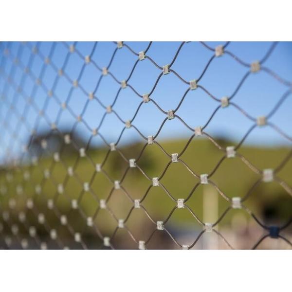 Customizable Balustrade Cable Mesh with Wire Diameter 1.2mm-6.0mm and Mesh Hole Size